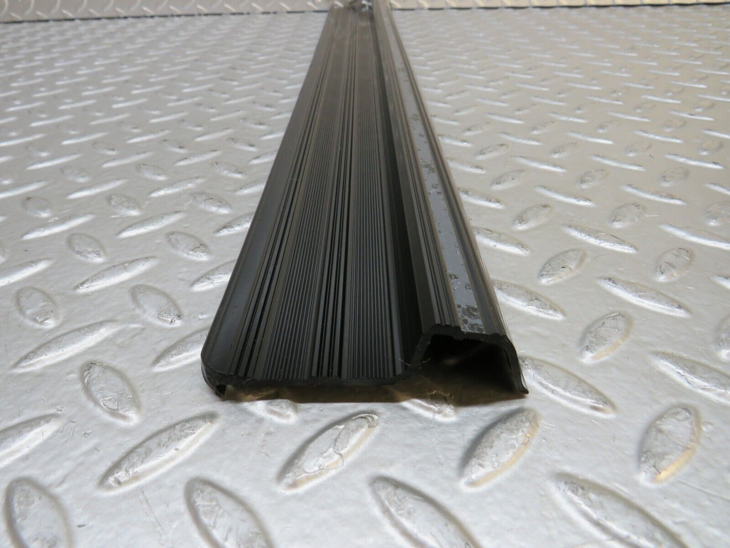 28250 Mercedes-Benz S123 240D Wagon Front Left Door Sill Trim Black