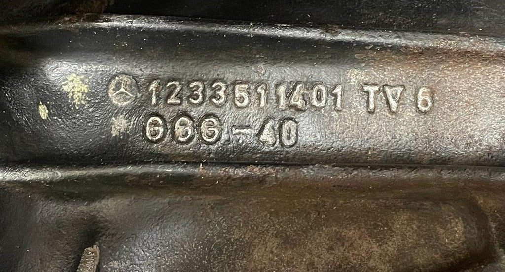 35668 Mercedes-Benz R107 280SL Coupe Rear Differential Ratio 3.58  1233511401